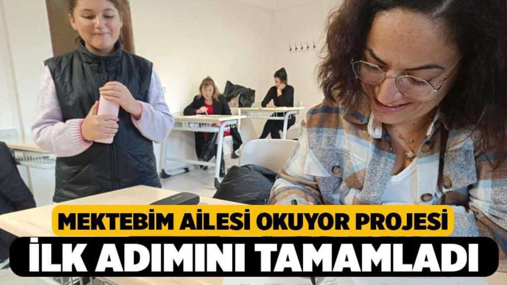 Mektebim Ailesi Okuma Projesi İlk Aşamasını Tamamladı.