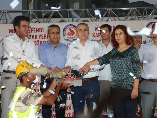 10. Kapalı Pazaryerinin Temeli Atıldı