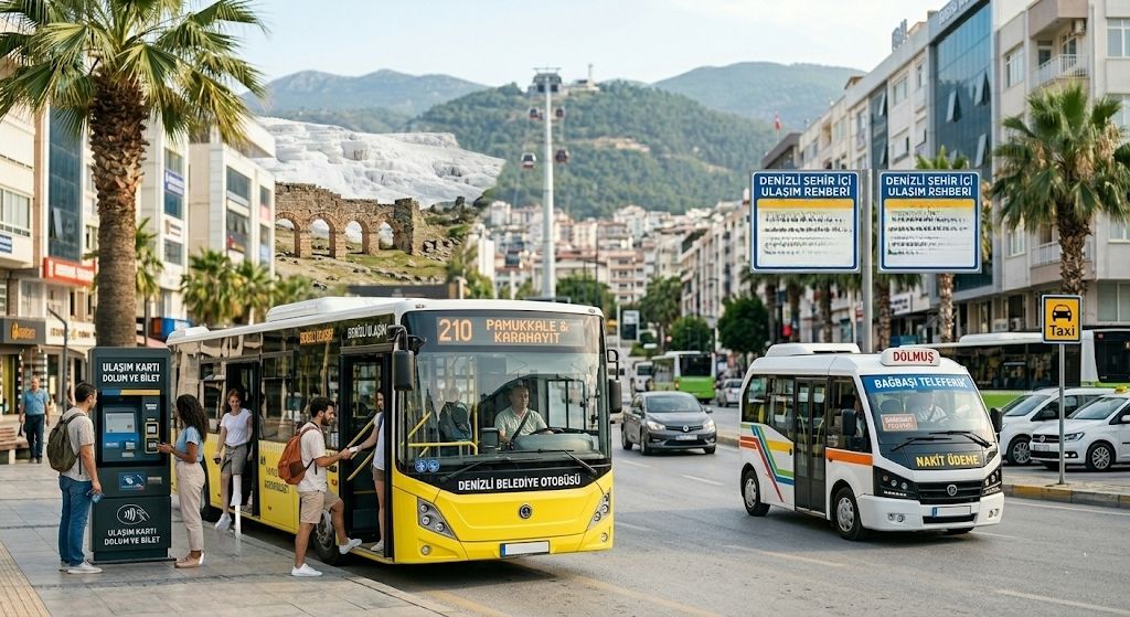 Denizli Şehir İçi Ulaşım Rehberi: Otobüs, Dolmuş ve Ulaşım İpuçları